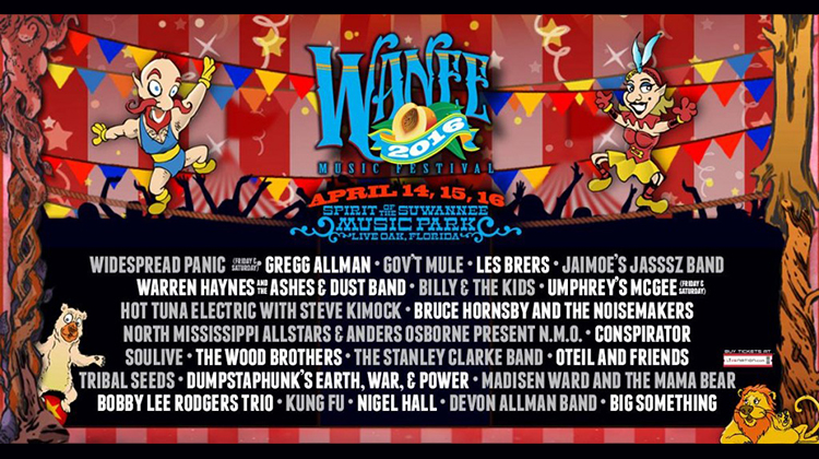 Wanee Festival 2016 Lineup Announcement